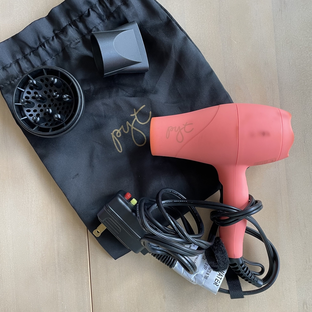 Pyt Mini Turbo Travel Packable Hair Dryer Blower - Picture 2 of 6